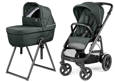 Коляска 2 в 1 Peg Perego Veloce TC Belvedere+Home Stand Metal