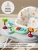 Ходунки детские с электронной игровой панелью Amarobaby, First Steps, серый