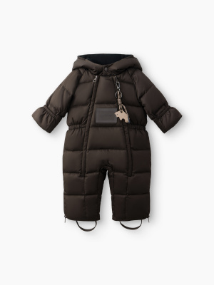 89145-0 Комбинезон детский (dark brown) р.56-62 Happy Baby