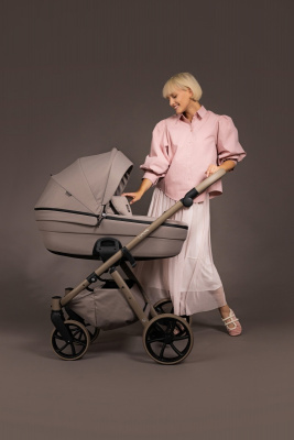 Коляска 2 в 1 Tutis Uno 6+ Essential Collection, Taupe (172) с сумкой