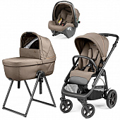 Коляска 3 в 1 Peg Perego Veloce TC Belvedere Lounge Pine Bark New