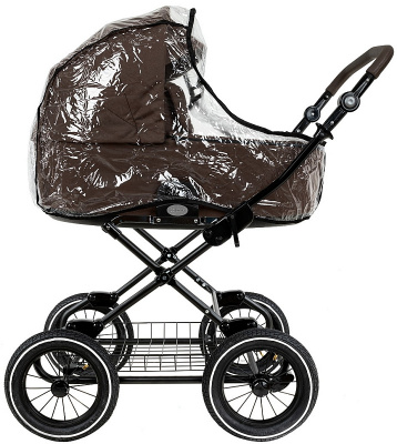 Коляска 2 в 1 Roan Bass Next Classic BNC/83/2 Turkish Coffe/Black/руч.Cappuccino