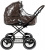 Коляска 2 в 1 Roan Bass Next Classic BNC/83/2 Turkish Coffe/Black/руч.Cappuccino