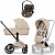 Коляска 3 в 1 Cybex Priam V Rosegold Style Cloud T Coconut Brown Plus / Cozy Beige