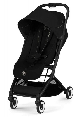 Коляска прогулочная Cybex Orfeo BLK Magic Black с дождевиком и бампером