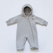 21470 Комбинезон футер BabyEdel (серый р.56)