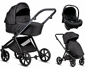Коляска 3 в 1 Tutis Mio 3+  Black Edition New 060 Obsidian