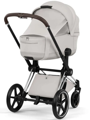 Коляска 2 в 1 Cybex Priam V Style City Grey шасси Chrome Brown