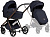 Коляска 2 в 1 Tutis Mio 3+ New Limited, 015 Midnight Swallow