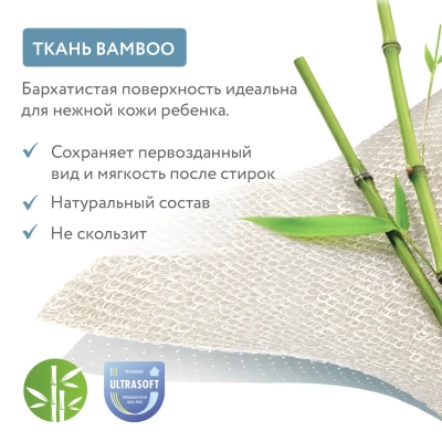 Наматрасник Plitex Bamboo Waterproof Lux 120*60