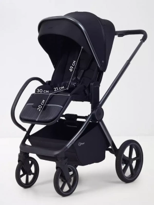 Коляска 3 в 1 Rant Falcon Soft Therm Black с автокреслом Cruise + переходник