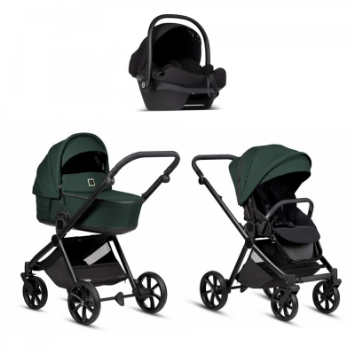 Коляска 3 в 1 Tutis Mio 3+ New Essential, Pacific Green