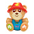 107440 Игрушка пластиковая "Говорящий мишка" Teddy CHICCO 
