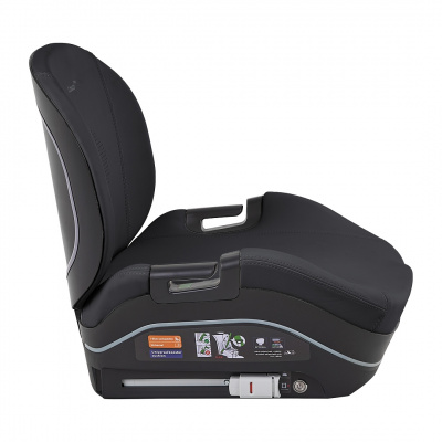 Бустер автокресло Pituso COSCO PRO (i-Size) Black/Черный leather/кожа F001-Pro-Black