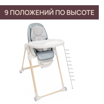 Стульчик для кормления Chicco Polly Armonia Greenery