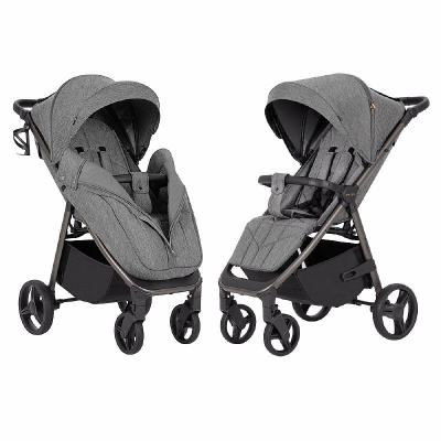 Коляска прогулочная Carrello Bravo CRL-8512PU / 2026, Metal Grey (Серый)