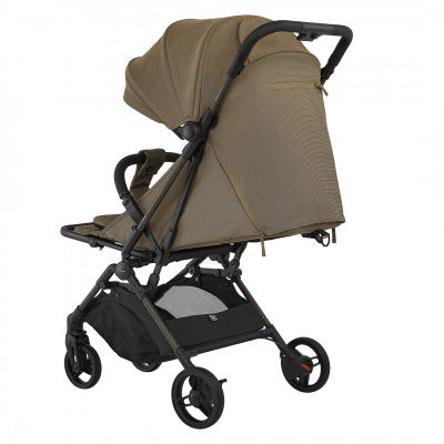 Коляска прогулочная Pituso Pera Plus, Tuareg Beige / Рама Carbon Gold