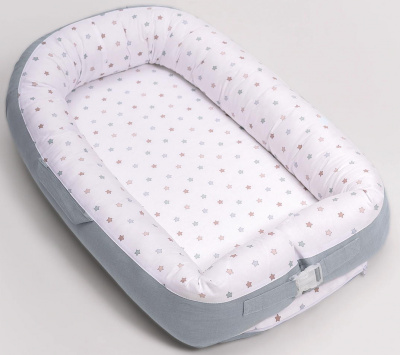 Кокон Гнездышко Perina Soft Cotton (голубой)