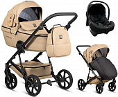 Коляска 3 в 1 Tutis Viva 6+ Teddy, Creamy (111)