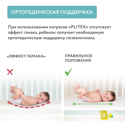 Матрас Plitex Eco Soft 120*60