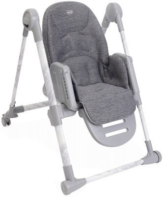 Стульчик для кормления Chicco Polly Armonia, Carrara (Серый)