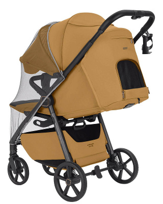 Коляска прогулочная Carrello Bravo Carbon CRL-5530 Ginger Beige