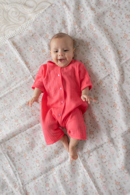 21671 Песочник (муслин) "Babyedel" Ягодный (40/62)