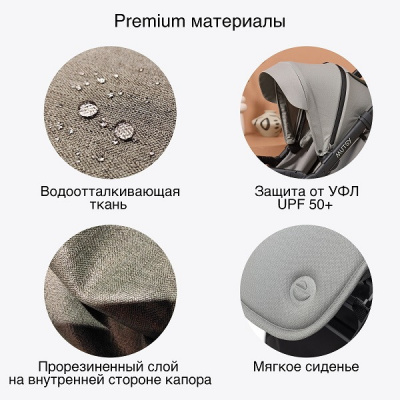 Коляска прогулочная Mutsy NEXO, Concrete melange
