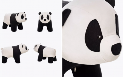 Пуф Leset Panda (ткань Baddy01/Omega38)