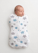 353инт Кокон Babyedel интерлок 56 см (белый /здезды)