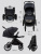 Коляска 2 в 1 AmaroBaby Motus V2, серый