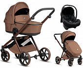 Коляска 3 в 1 Tutis Mio 3+ NEW Limited, Hoopoe Brown (016)