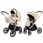 Коляска 3 в 1 Carrello Vector CRL-6550, Seashell Beige + автокресло Nova