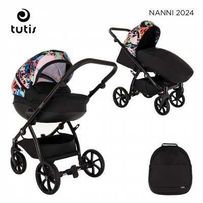 Коляска 2 в 1 Tutis Nanni 7 / (Black Painting) 1532119 