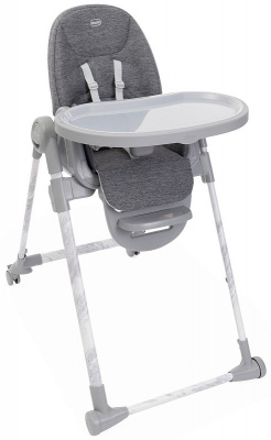 Стульчик для кормления Chicco Polly Armonia, Carrara (Серый)