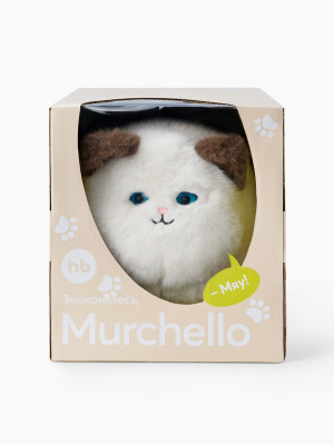 331936 Игрушка котик Марчелло молочный Happy Baby