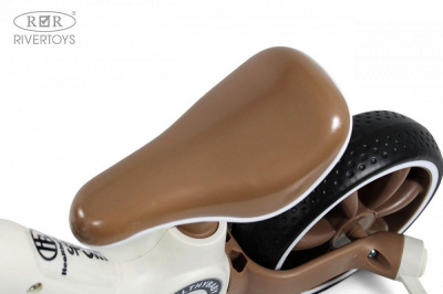 Беговел-велосипед RiverToys HB-318 BROWN/коричневый