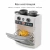 331950 Плита игрушечная Happy Baby Cooking Time «Кукинг тайм» white