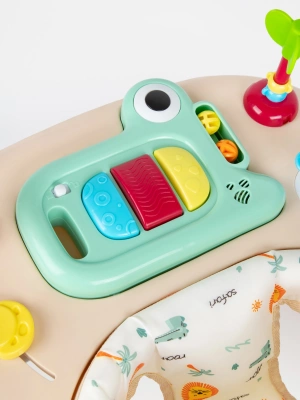 Ходунки детские с электронной игровой панелью Amarobaby, First Steps, бежевый