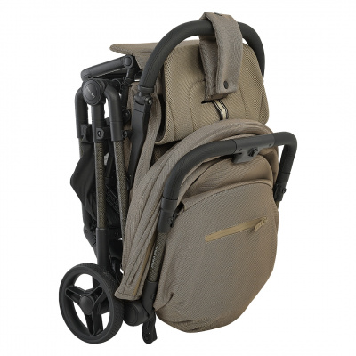 Коляска прогулочная Pituso Pera Plus, Tuareg Beige / Рама Carbon Gold