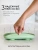 TS0001/249 Силиконовая секционная тарелка на присоске Pistachio Miyoumi