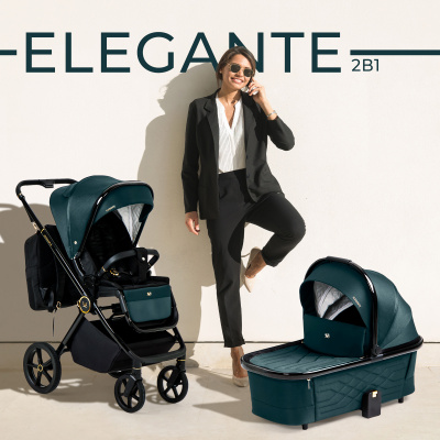 Коляска 2 в 1 Sweet Baby Elegante GL Blue