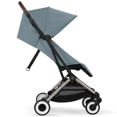 Коляска прогулочная Cybex Orfeo TRE Stormy Blue с дождевиком и бампером