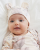 90115 Шапочка (pink&milky) (уп 2 шт) р.43 рост 74 см Happy Baby