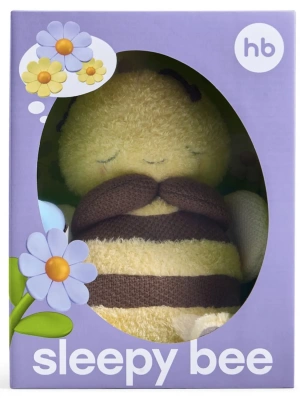 Игрушка Happy Baby мягкая SLEEPY BEE «СЛИПИ БИ» желтый (yellow) 331985