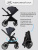 Коляска 2 в 1 AmaroBaby Motus V2, серый