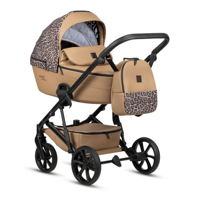 Коляска 2 в 1 Tutis Viva 6+ Wild Elegance Leather Savannah Brwon (323)