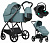 Коляска 3 в 1 Pituso Mobi короб + прогулка Menta MB/05/Menta