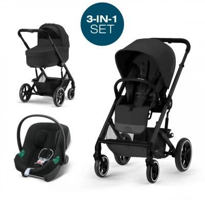 Коляска 3 в 1 Cybex Balios S Lux New Black