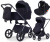 Коляска 3 в 1 Rant Falcon Soft Therm Black с автокреслом Cruise + переходник Коляска 3 в 1 Rant Falcon Soft Therm Black с автокреслом Cruise + переходник